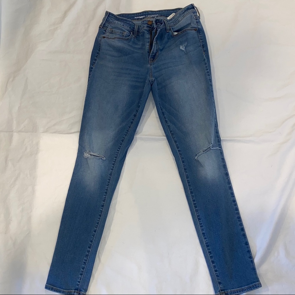 Old Navy - Rockstar Mid-Rise -Skinny - Size 8